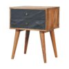 Slade - Bedside Table - Stone Gray - Image 3