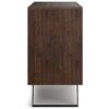 Lowry - Handcrafted TV Media Stand - Distressed Charcoal Brown - Image 3