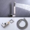Luxury 12" Ceiling Mount Rainfall Shower System With Brass And Stainless Steel - Brushed Nickel - Image 8