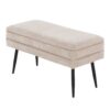 Neapolitan - Contemporary Storage Bench - Black / Light Brown - Image 4