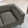 Modern Rectangular Pet Sofa With Backrest And Armrests, Soft Cushion - Dark Gray - Image 8