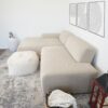 Mar - Sectional Sofa Left Facing - Cream - Image 8