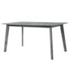 6 Pieces Dining Room Table Set, Rustic Farmhouse Dining Room Rectangular Table With 4 Upholstered Chairs And Bench, Solid Wood Kitchen Dining Table Set For 6 Persons - Gray - Image 13