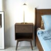 Globe - Table Lamp Opal With Dimmer Switch Inline - Gold / White - Image 3