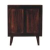 Mini Pineapple Carved Cabinet - Walnut Brown - Image 4