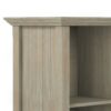 Acadian - 8 Cube Storage Sofa Table - Distressed Gray - Image 3