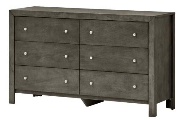 Elegant Transitional Dresser - Gray