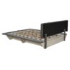 Queen Size Upholstered Hydrualic Platform Floating Bed With LED Light And USB Port - Gray - Image 9