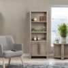 Cypress Lane - Bookcase Pier Cabinet - White Oak - Image 5