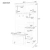 Modern Entryway Bench With Coat Rack, 3 Shelves And Drawers, 3 Sturdy Hooks, Wide Hall Tree With Storage Bench For Hallway - White - Image 18