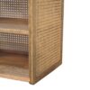 Larissa - T Bar Open Bedside Table - Oak - Image 8