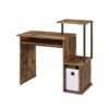 Lyphre - Computer Desk - Weathered Oak / Black - Image 2