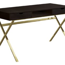 Computer Desk For Home Office, Laptop, Storage Drawers, Contemporary & Modern - Espresso