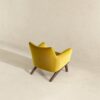 Brayden - Lounge Chair - Velvet - Brown / Gold / Yellow - Image 6