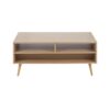Astro - Contemporary Coffee Table - Natural / White - Image 4