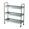 Homestead Galvanized Shelf Display 3 Tier - Metallic Gray - Image 2