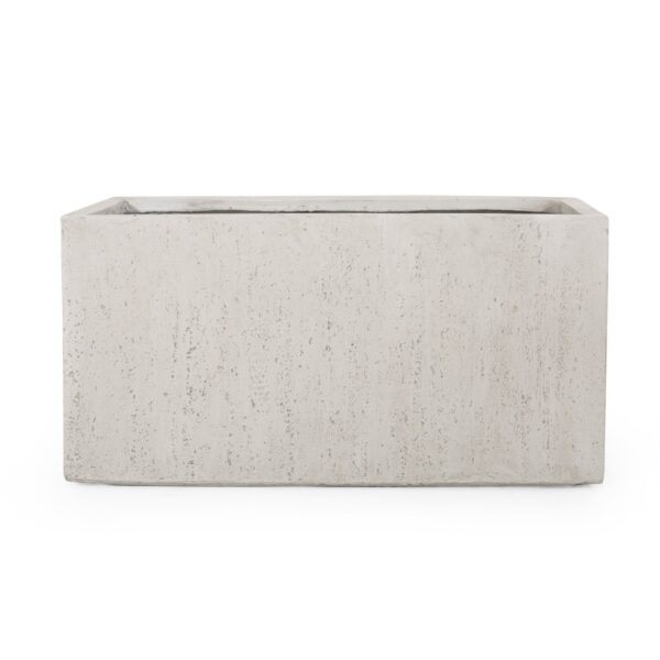 Modern Outdoor Planter - White
