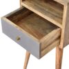 Mini Painted Bedside Table - Slate - Image 6