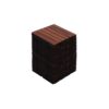30 Piece Interlocking Deck Tiles Striped Pattern, Square Acacia Hardwood Outdoor Flooring For Patio, Bancony, Pool Side - Brown - Image 44