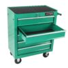 5 Drawers Multifunctional Tool Cart With Wheels - Green - Image 4