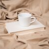 4 Piece Queen Microplush And Bamboo Flex Head Hypoallergenic Sheet Set - Khaki - Image 4