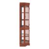 Corner Curio Cabinet With 5 Shelves And Lighting System (E26 Light Bulb Not Included) - Walnut - Image 11