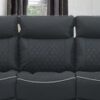 Reclining Sofa - Black - Image 4