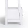 Sawhorse - Ladder Shelf With Storage - White - Image 5