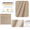 Replacement Canopy Top Cover Fabric For 13 x 10 Ft Outdoor Patio Retractable Pergola Sun-Shelter Canopy - Khaki - Image 5