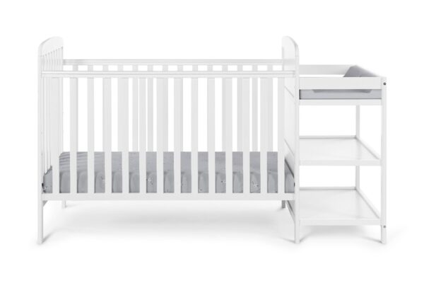 Ramsey - 3 In 1 Convertible Crib, Changer Combo - White