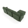 3 Seater Chenille Sofa With Movable Ottomans High Resilience Sponge Easy Installation Wood Base - Green - Image 23