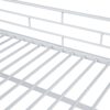 Twin Mid Loft Bed With Storage Stairs And Metal Frame - White - Image 13