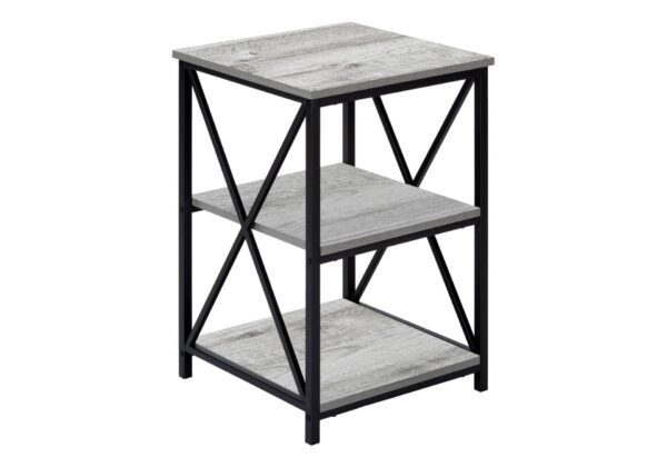 Accent Table, Side Contemporary And Modern - Gray