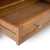 Warm Shaker - Square Coffee Table - Light Golden Brown - Image 4