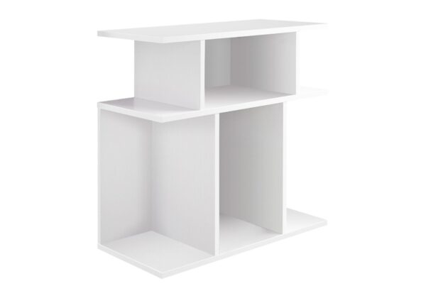 Accent Table Side Contemporary And Modern - White