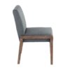 Carmen - Contemporary Chair (Set of 2) - White Washed / Teal - Image 3