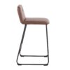 Casper - Fixed Height Contemporary Counter Stool (Set of 2) - Black / Espresso - Image 3