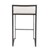 Fuji - Contemporary Stackable Counter Stool (Set of 3) - Black / White - Image 5