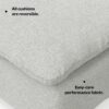 Jasmine - Corner Sofa Module - Gray - Image 12