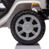 12V7A 30W*2 Four-Wheel Drive Leather Seat One Button Start, Forward And Backward, High And Low Speed, Music, Front Light, Power Display, Two Doors Can Open, 2.4G R / C, Seat Belt Four Wheel Absorber - White / Black - Image 22