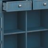 Acadian - Entryway Storage Cabinet - Distressed Coastal Blue - Image 7