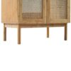 Bathroom Vanity Crafted From Natural Materials, Featuring Handmade Rattan Doors And Soft-Closing Mechanisms - Light Brown - Image 19