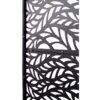 Outdoor & Indoor Privacy Screen Metal Privacy Screen, Freestanding Decorative Privacy Screen For Deck Balcony Patio - Black - Image 8