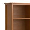 Warm Shaker - 5 Shelf Bookcase, Handcrafted - Brown - Image 6