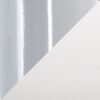 Chloe - Contemporary / Glam Bench - Chrome / White - Image 8
