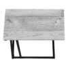 Accent Table, C - Shaped, Contemporary & Stylish - Gray - Image 2
