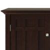 Bedford - Sideboard Buffet And Wine Rack - Dark Chestnut Brown - Image 3