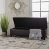 Nebulous - Upholstered Ottoman With Storage And Diamond Tufted Seat - Brown - Image 3