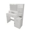 43.31" Newly Designed Smart Mirror Dressing Table With Drawers And Storage Cabinet, Dressing Table With Dressing Pad For Bedroom, Dressing Room - White - Image 3