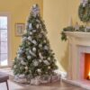 Cashmere And Snow Bristle Mixed Christmas Tree With Pine Cones - Green - Image 5